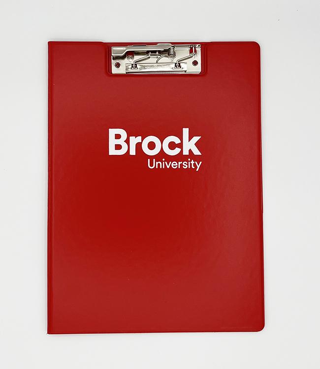 CLIPBOARD BROCK RED WITH