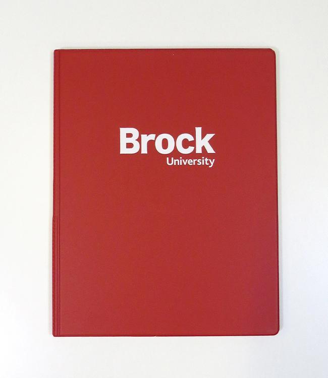 PAD HOLDER BROCK RED WITH