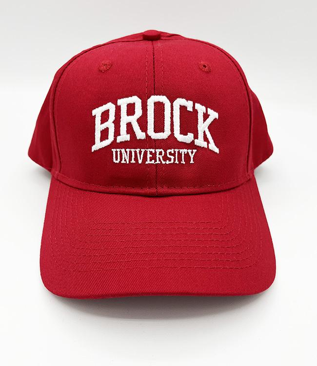 Velcro Baseball Hat Red Brock University Campus Store