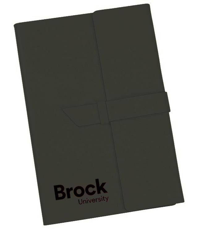NOTEBOOK BROCK 6X9 BLK