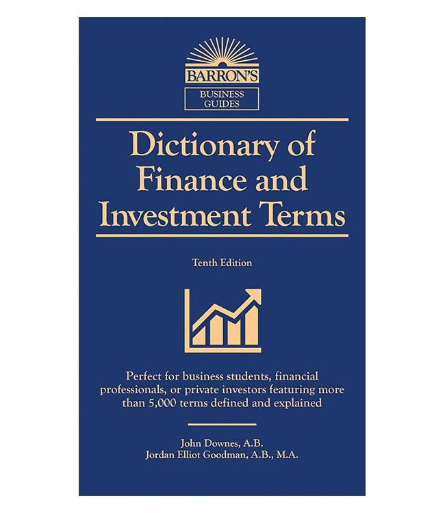 DICTIONARY OF FINANCE AND